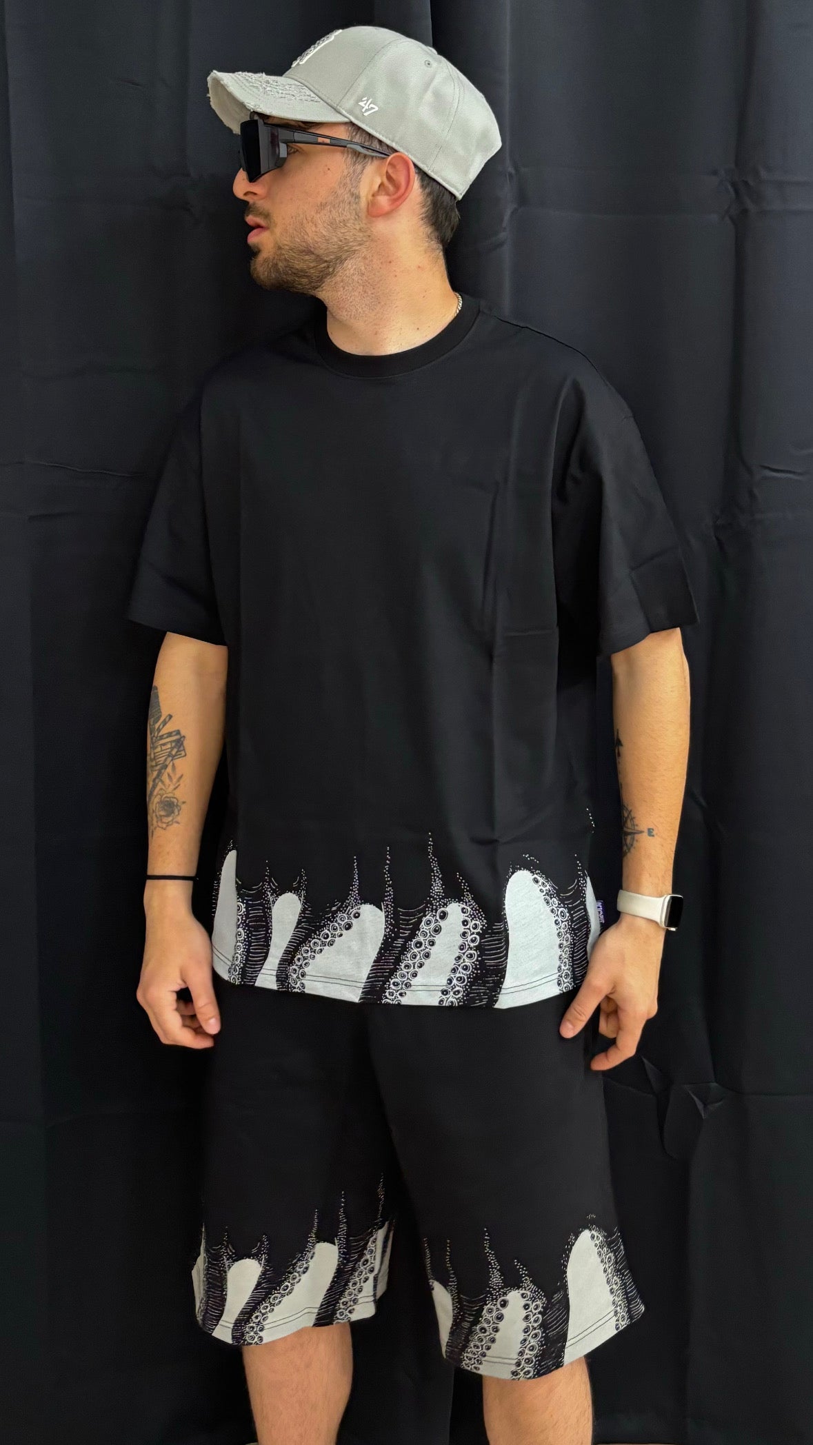 Octopus Lower Sweatshorts