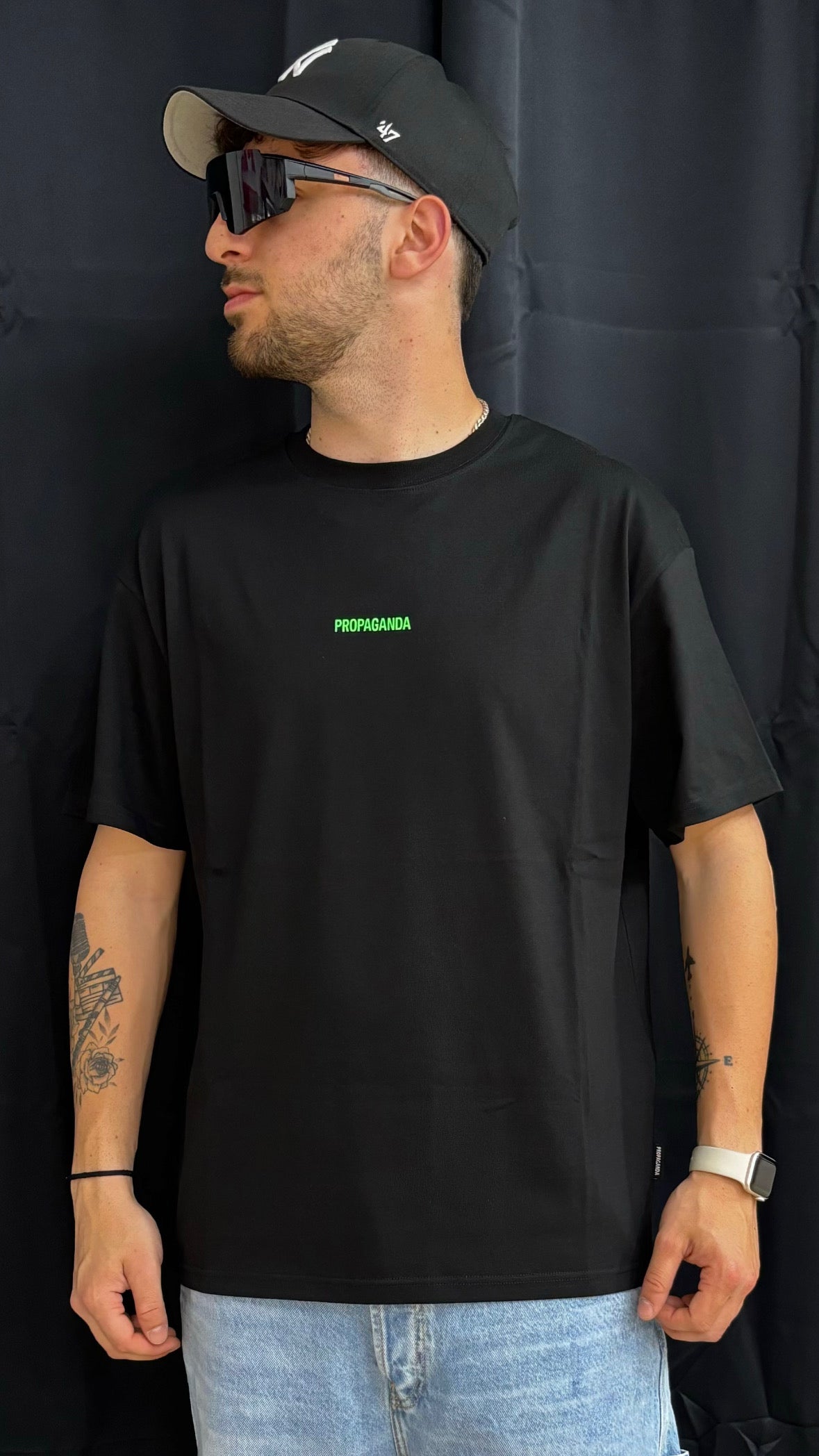 T-shirt ribs flame