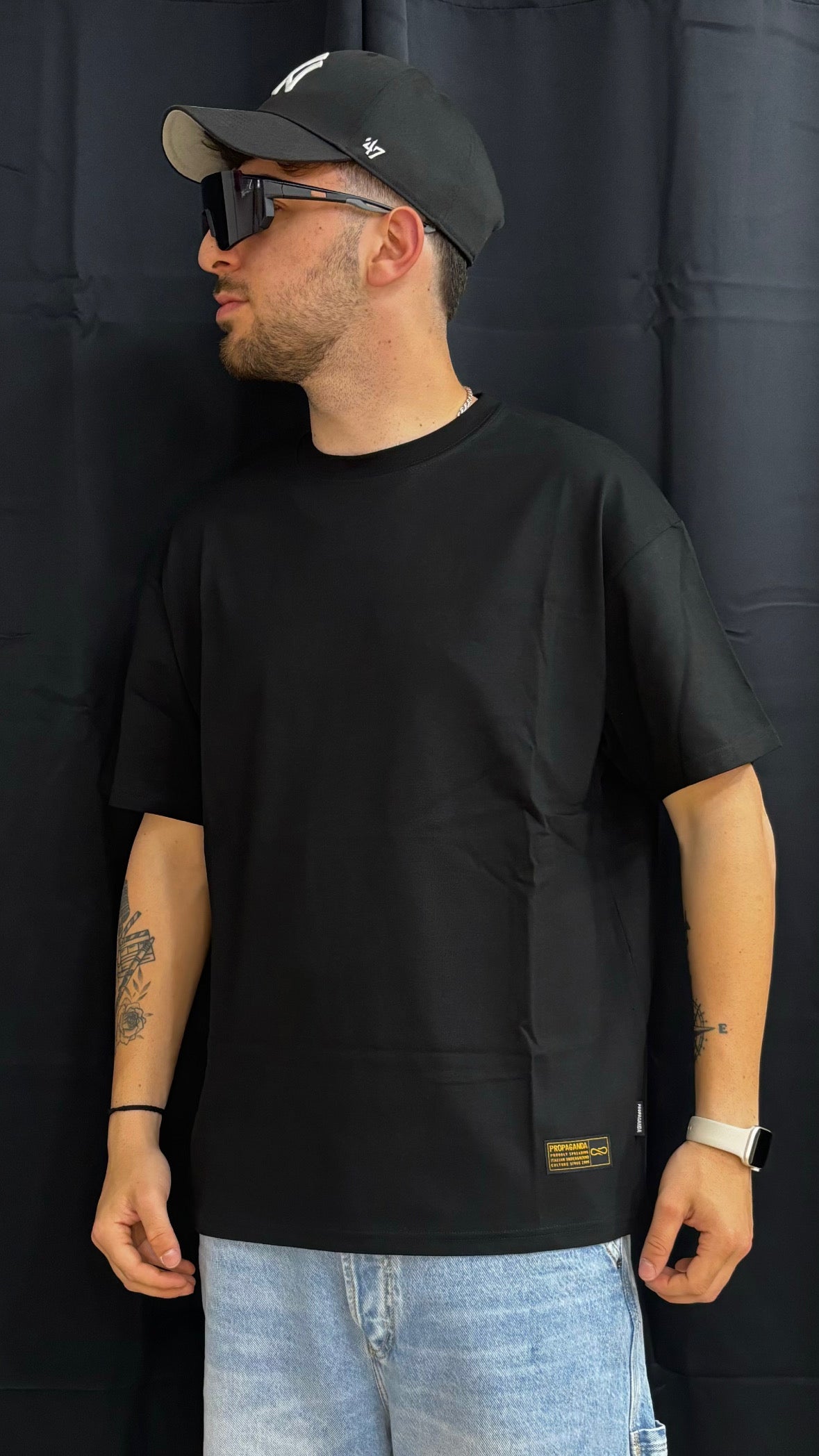 T-shirt label camo