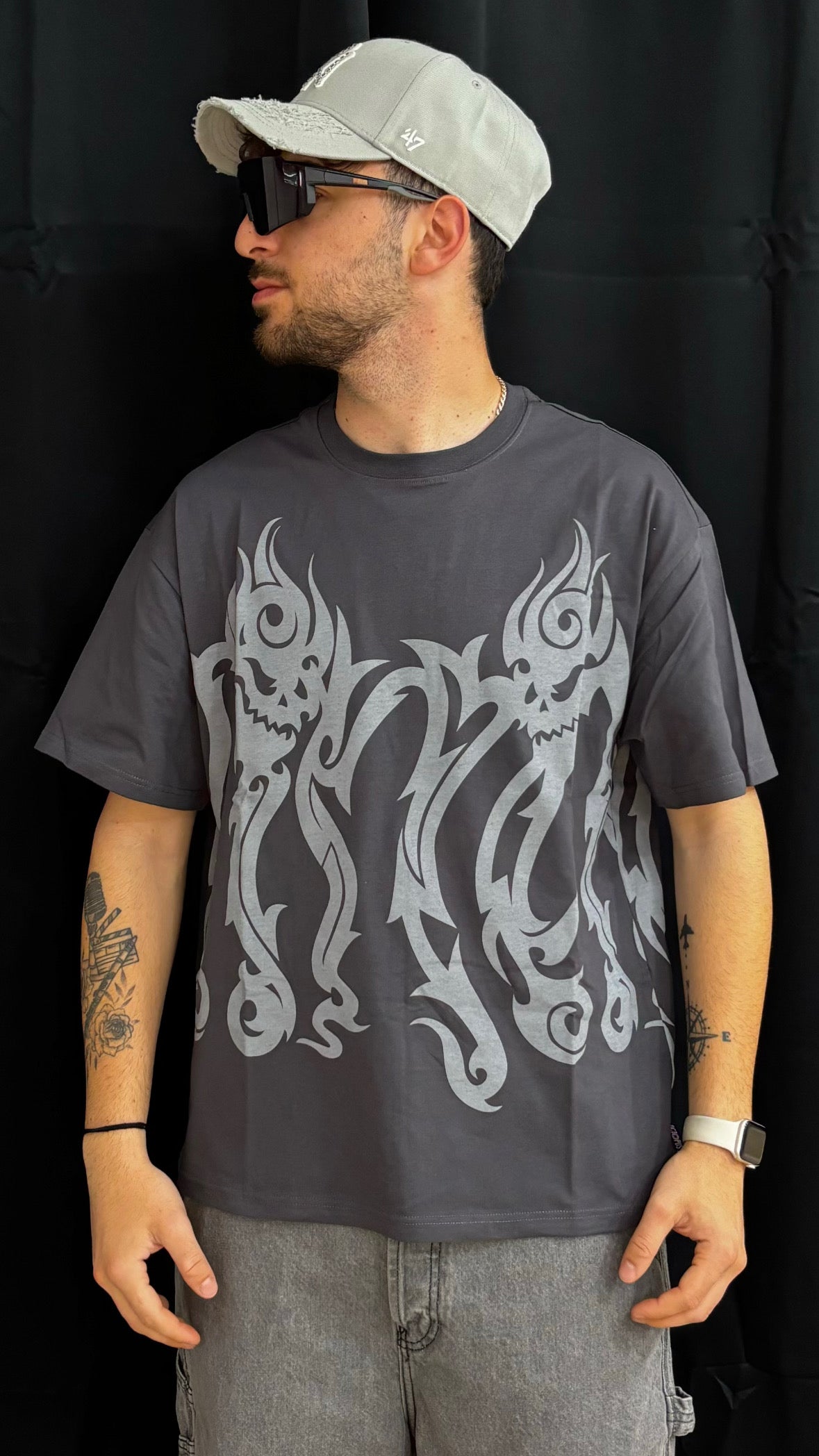 Octopus Tribal Skull Tee