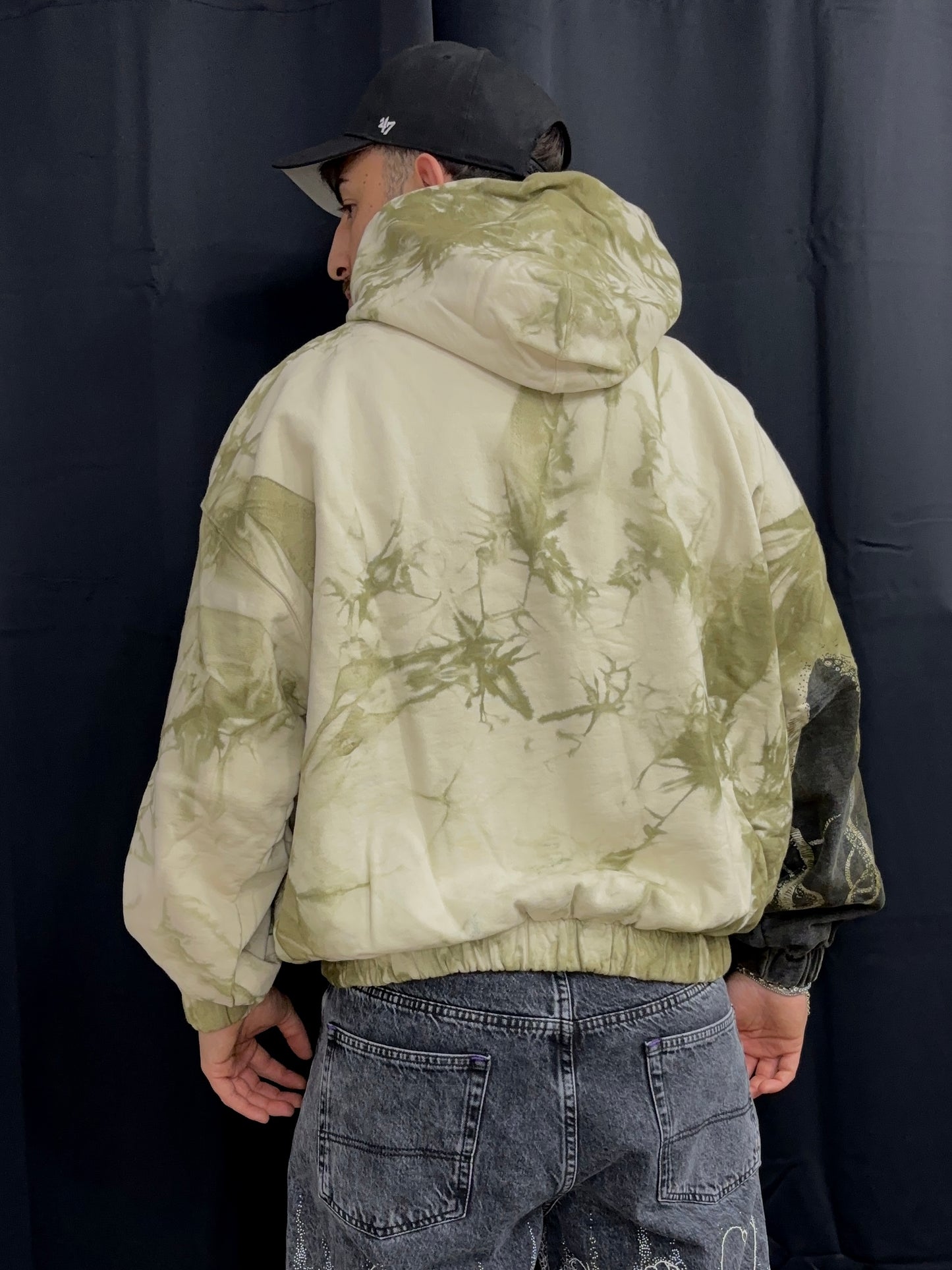 Octopus Side Marble Hoodie