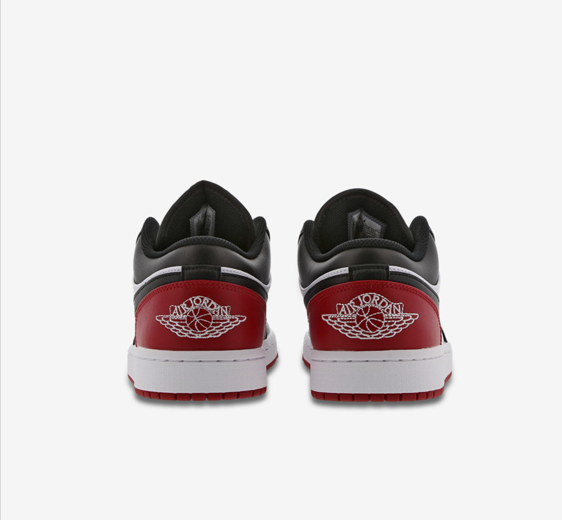 Jordan 1 low bred toe
