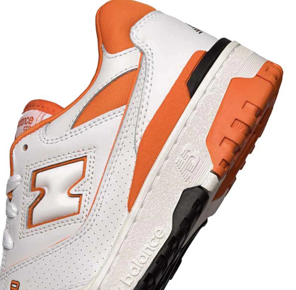 New Balance 550 Bianca/arancione
