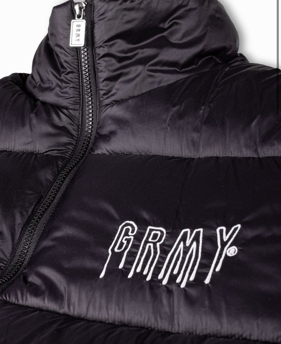 GRIMEY BACK AT YOU PUFFER JACKET - BLACK | FW23