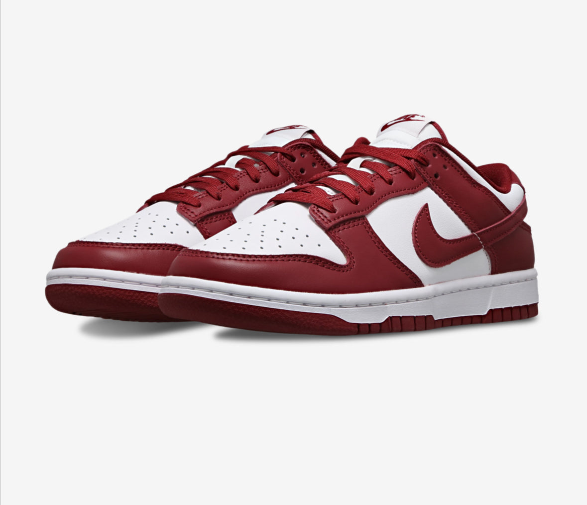 Nike Dunk low team rosso