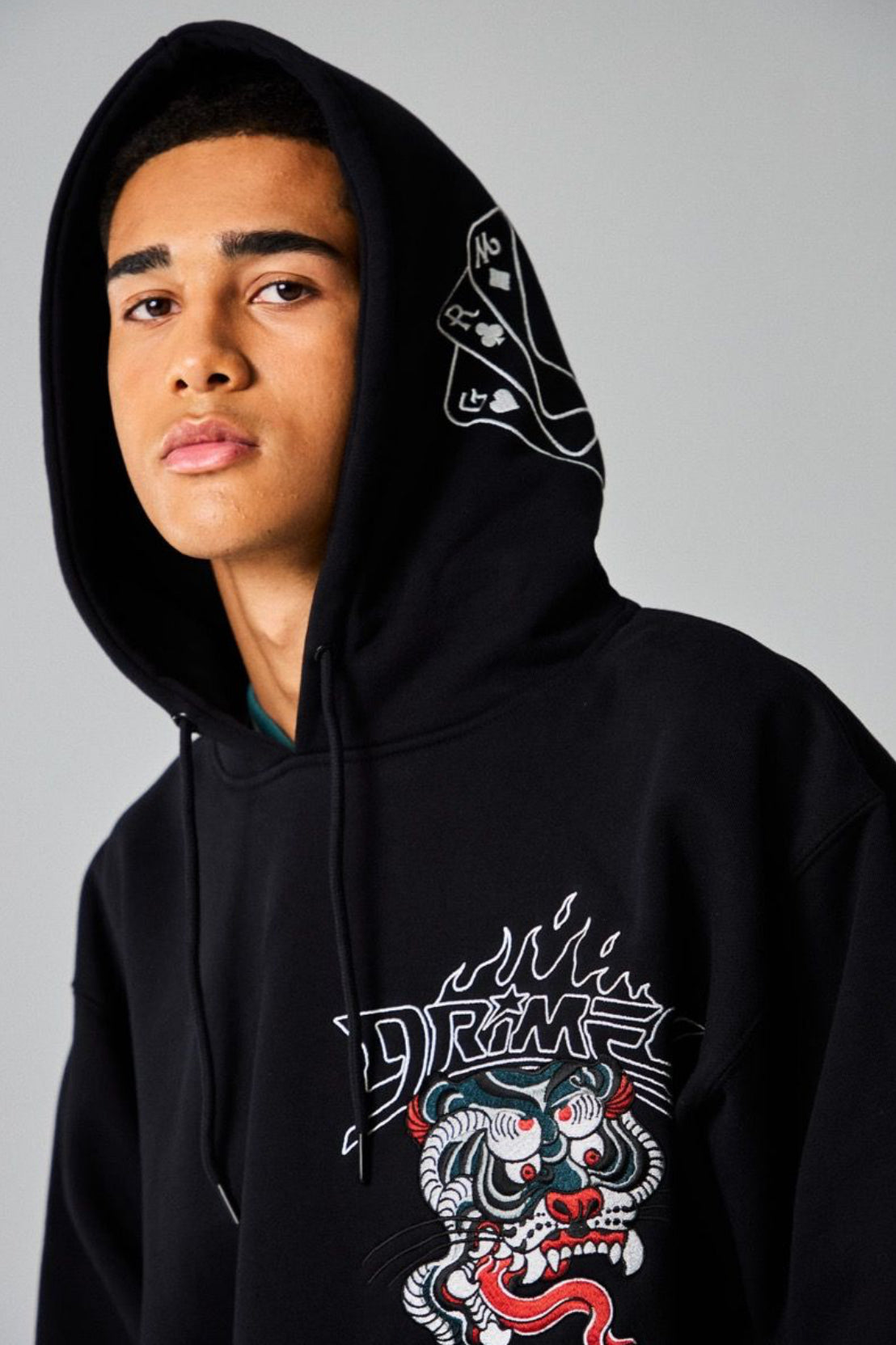 Grimey Deeper Heavyweight Hoodie Black