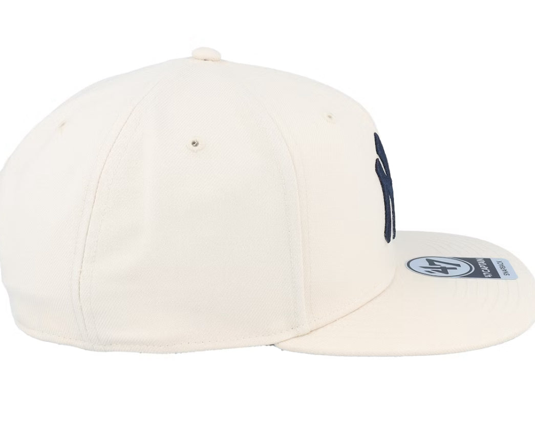 NY Yankees No Shot Natural Snapback - 47 Brand