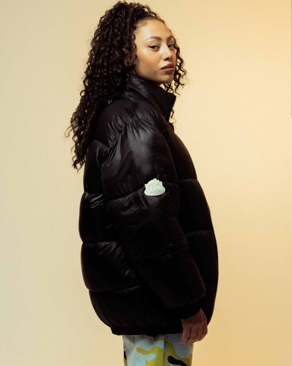 GRIMEY BACK AT YOU PUFFER JACKET - BLACK | FW23