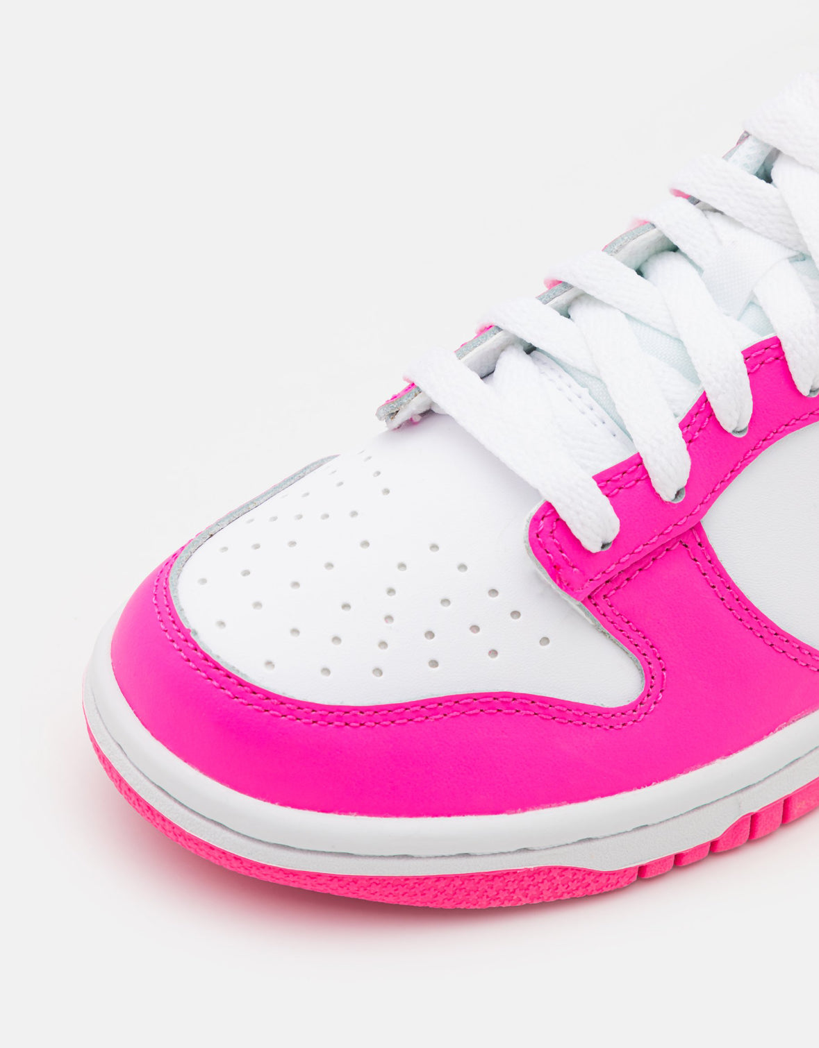 DUNK LOW UNISEX white/laser fuchsia