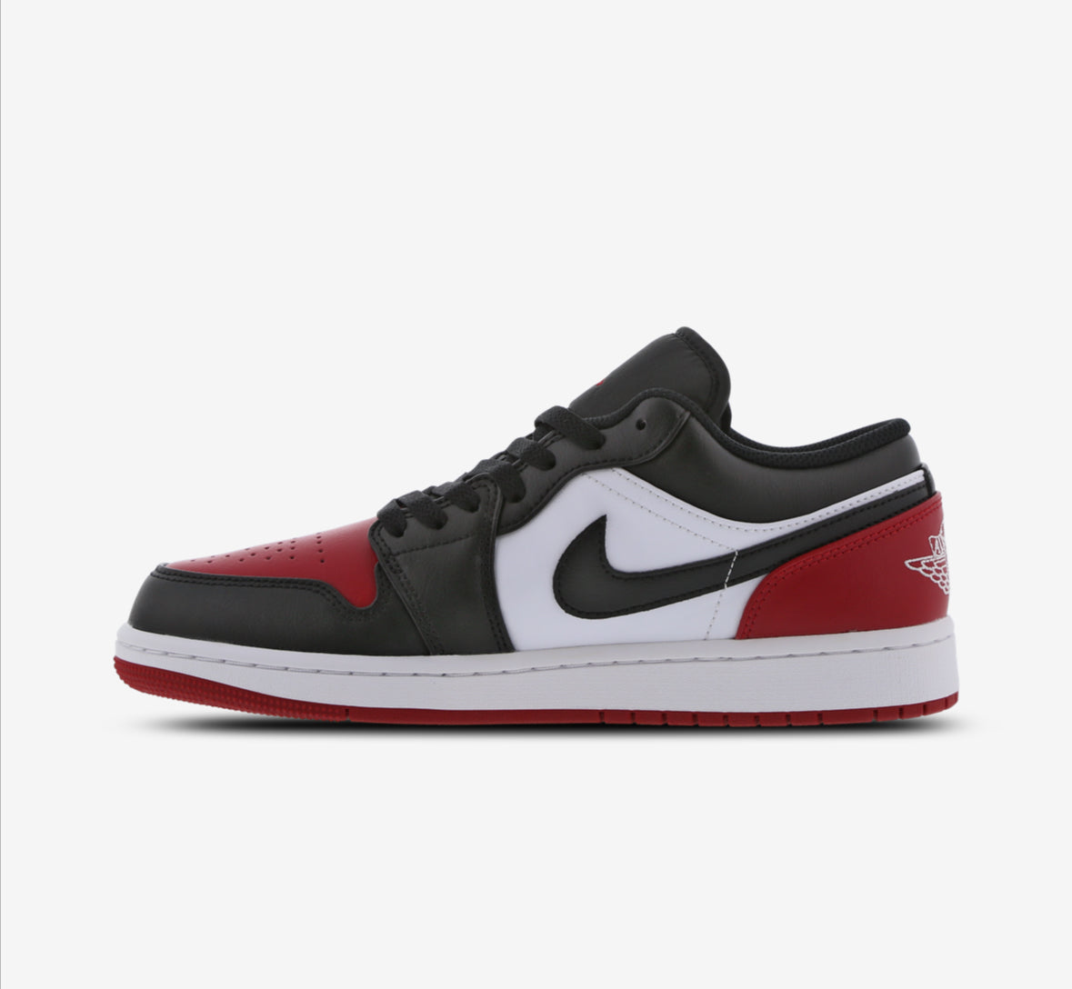 Jordan 1 low bred toe