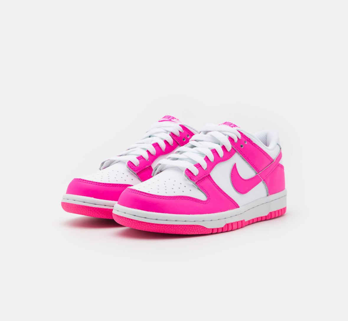 DUNK LOW UNISEX white/laser fuchsia