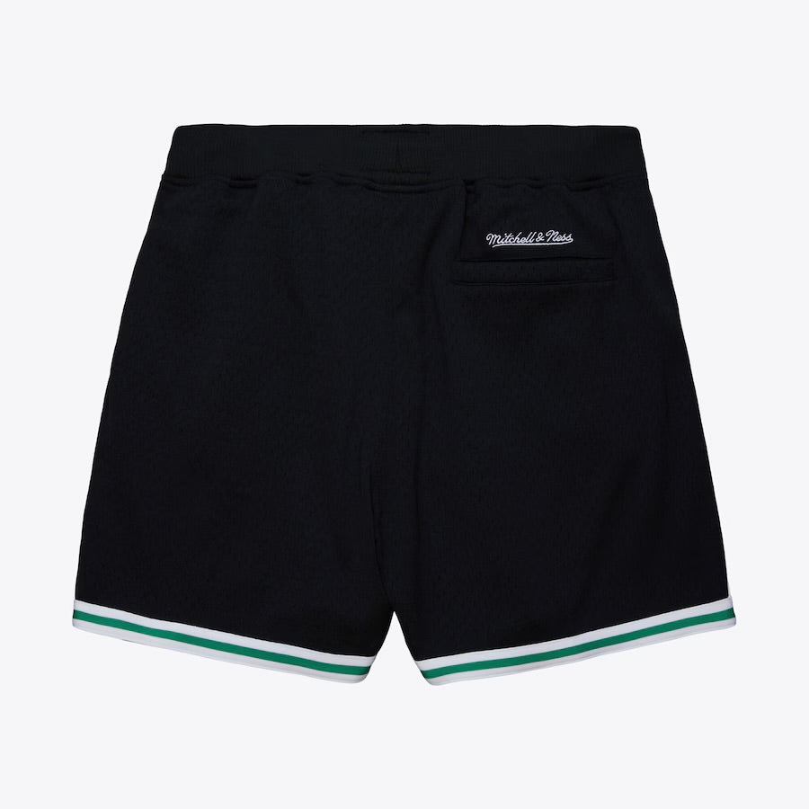 Men's Black Boston Celtics Logo Over Game Day Shorts