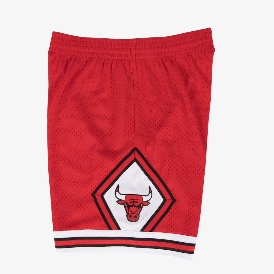 Men's Red Chicago Bulls Hardwood Classics Swingman Basketball Shorts