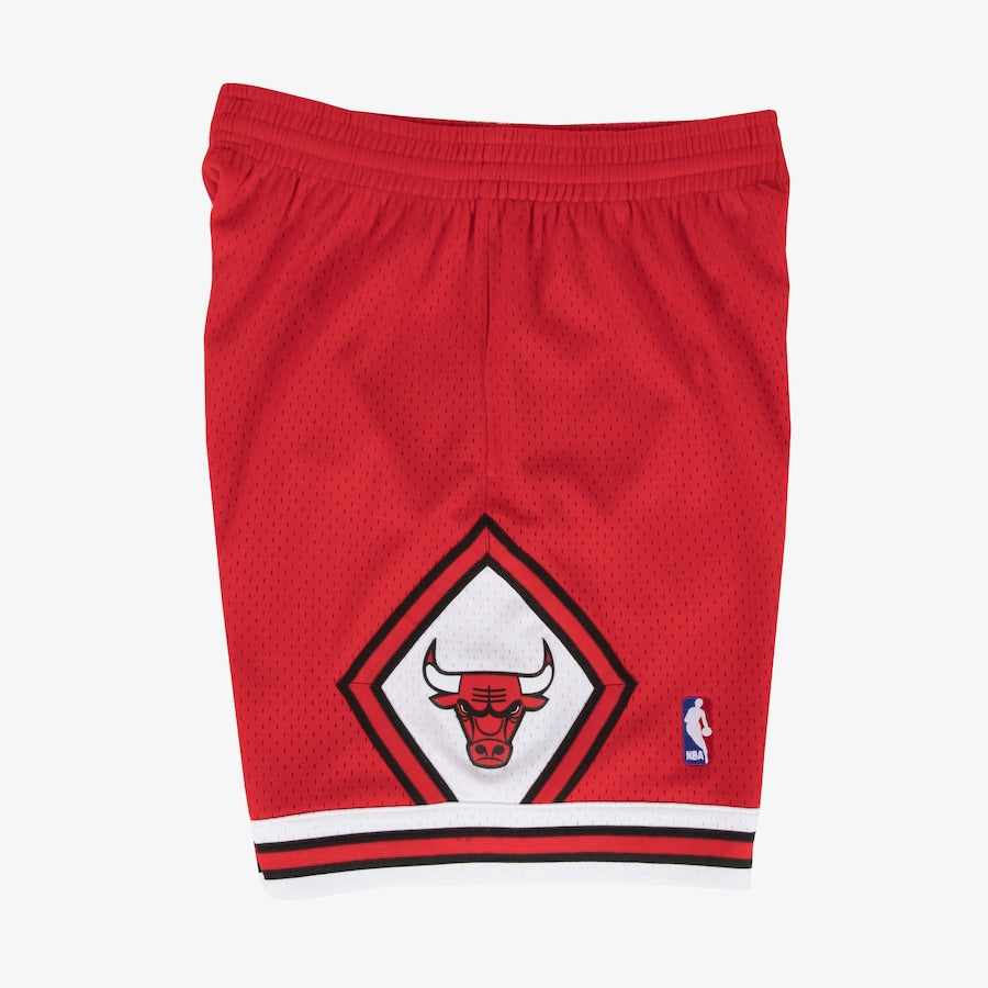 Men's Red Chicago Bulls Hardwood Classics Swingman Basketball Shorts