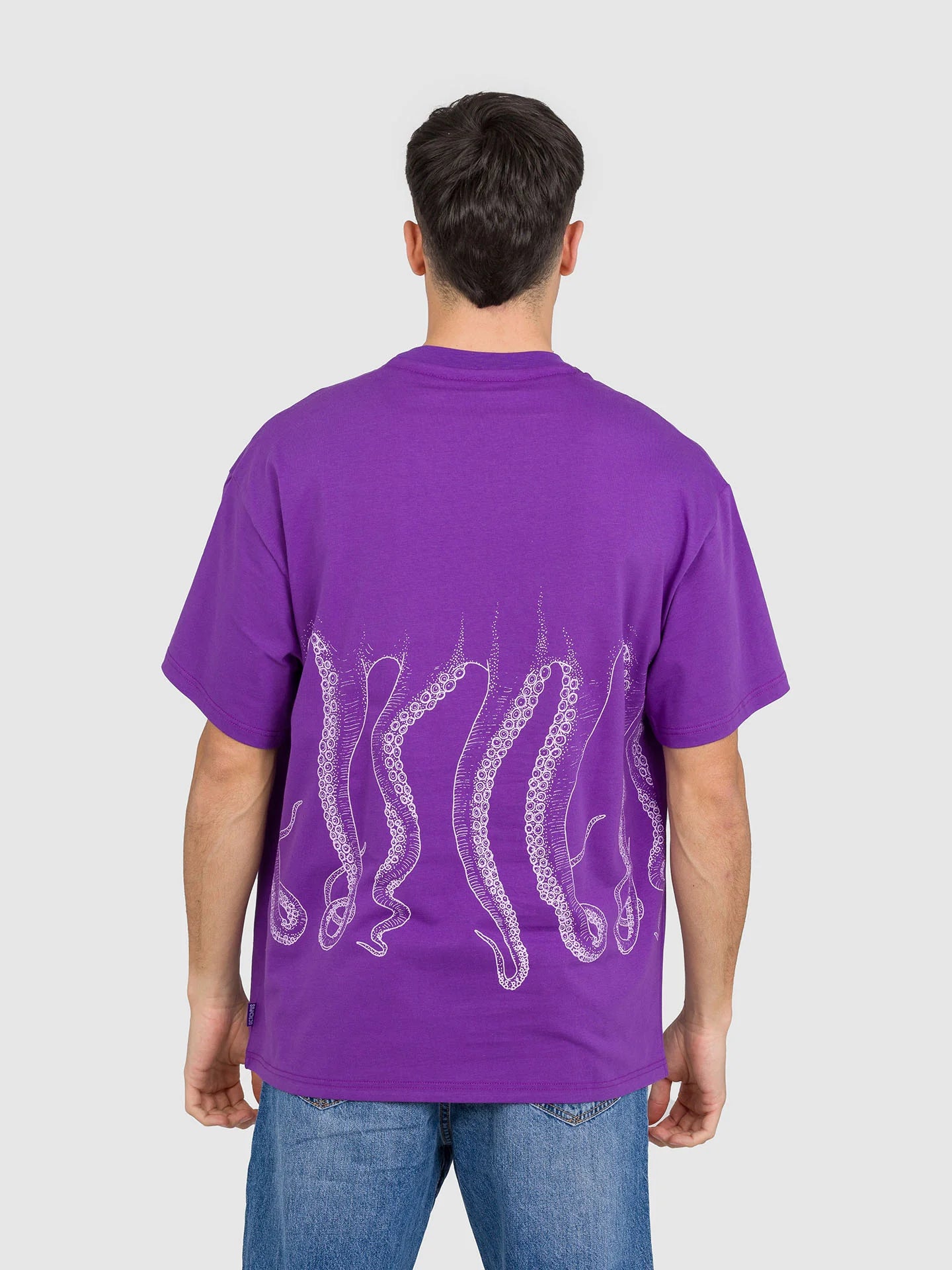 Octopus outline logo tee