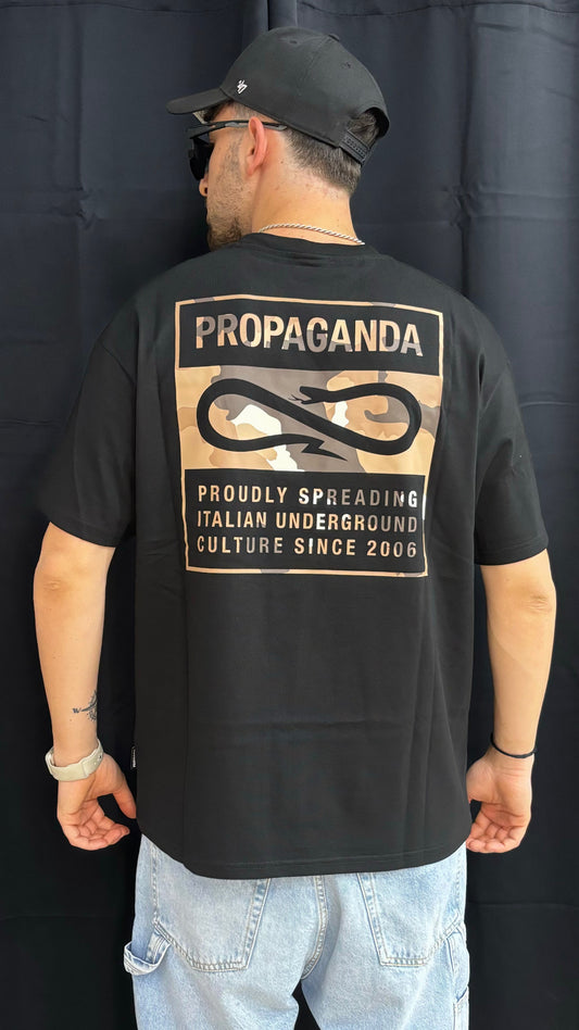 T-shirt label camo
