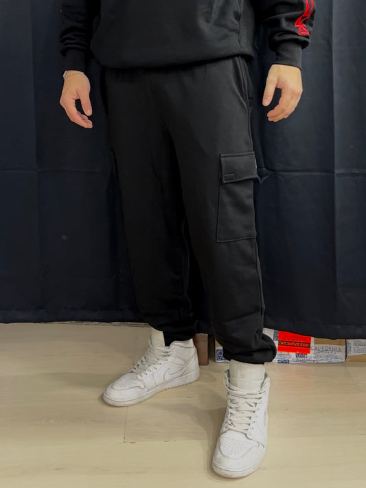 Logo Embroidery cargo Sweatpant