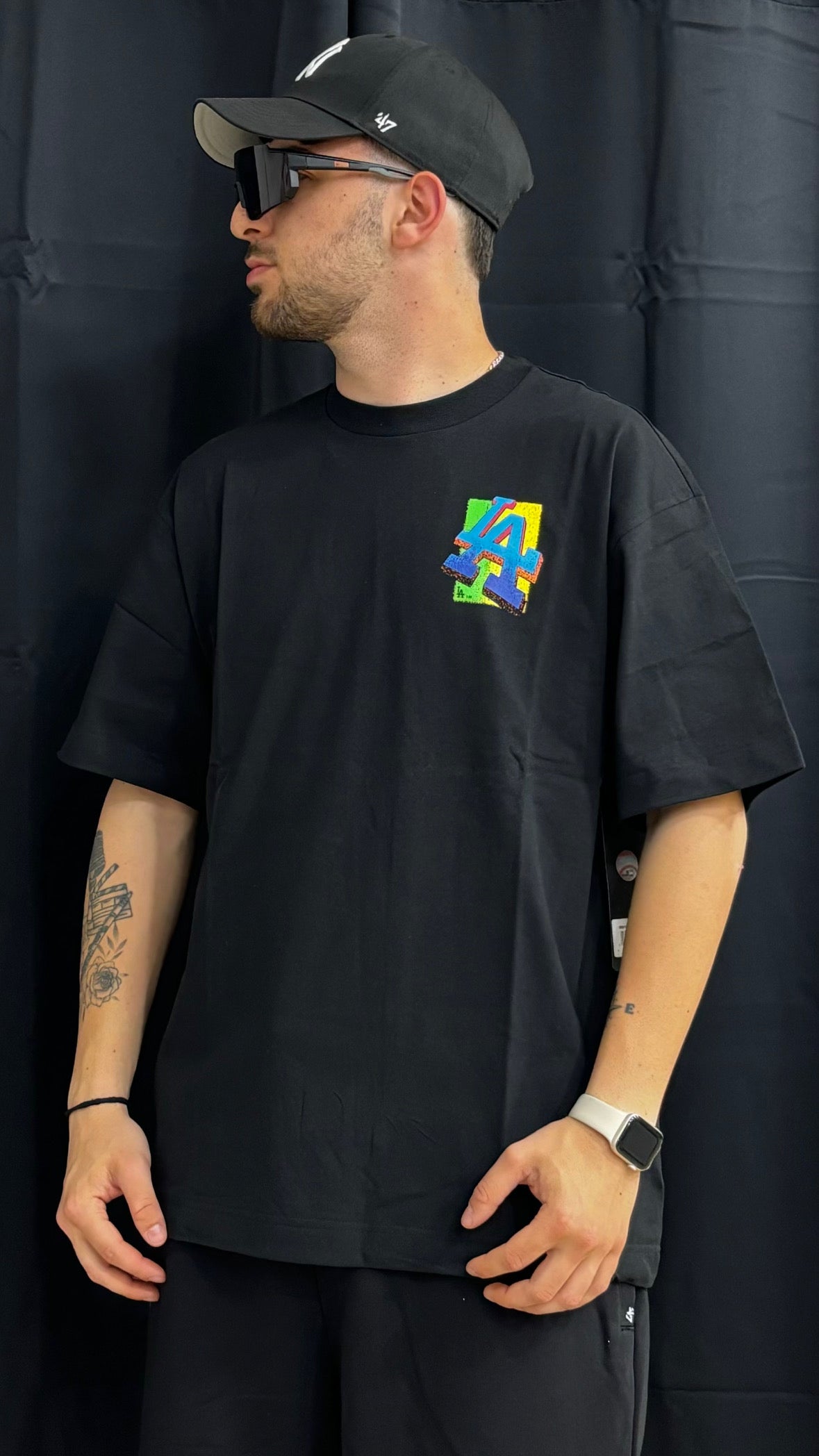 47’ t-shirt Los Angeles Jet black