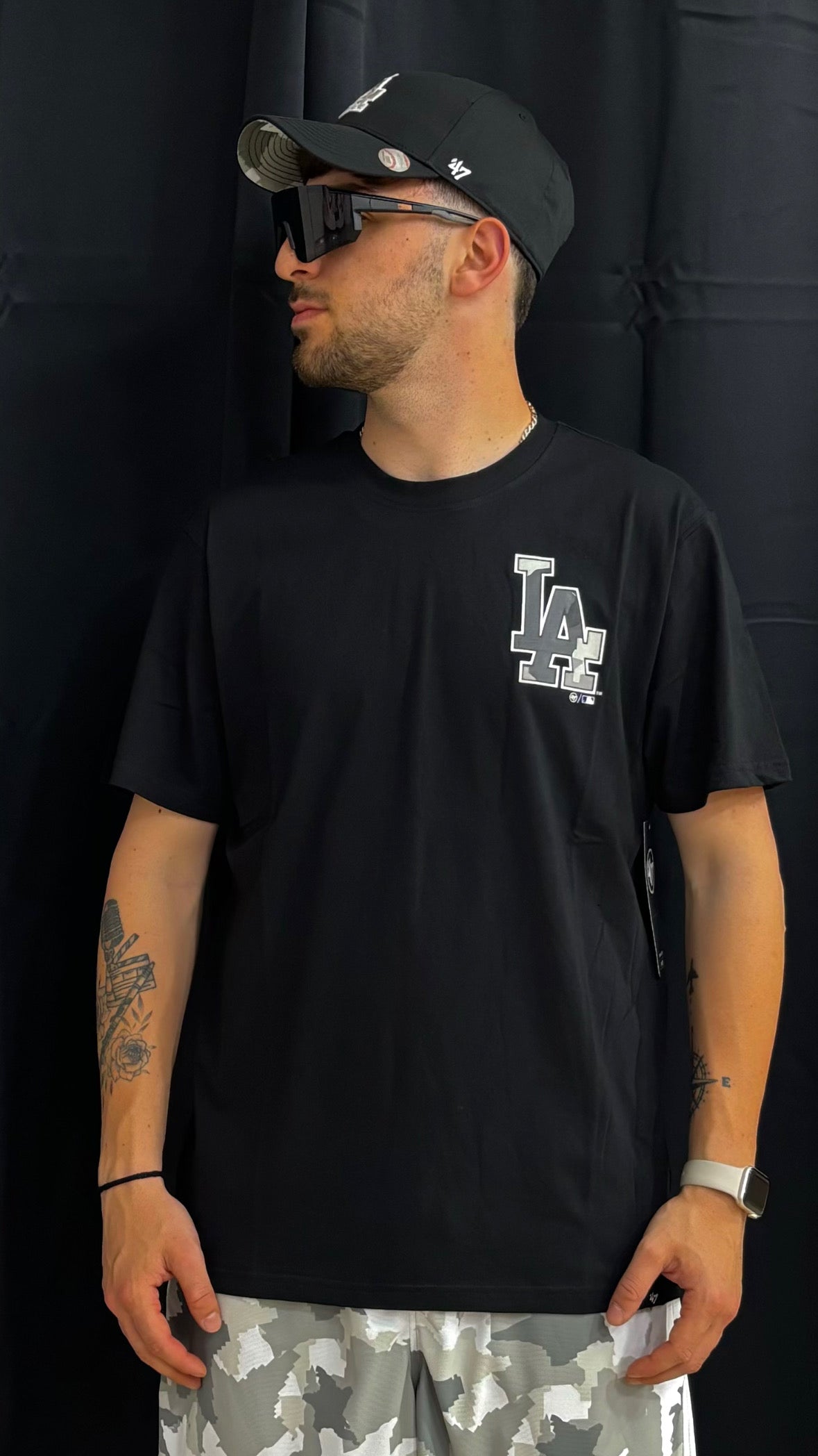47’ T-shirt Los Angeles jet black