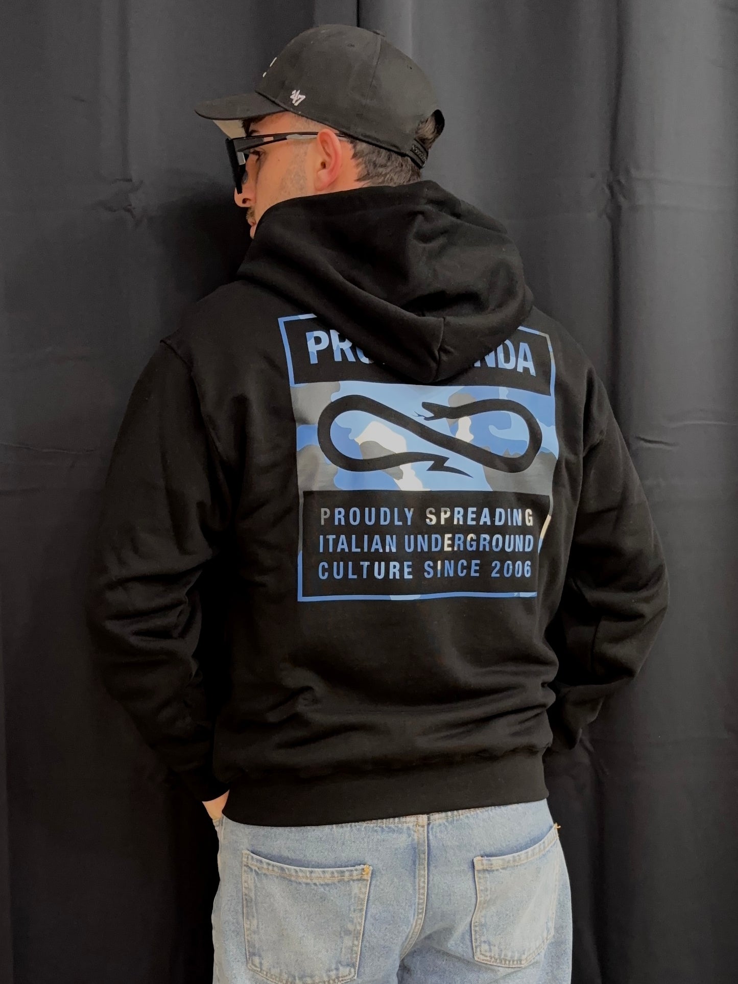 Hoodie label camo