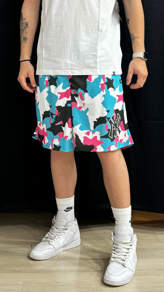 47’ shorts New York neon Blue