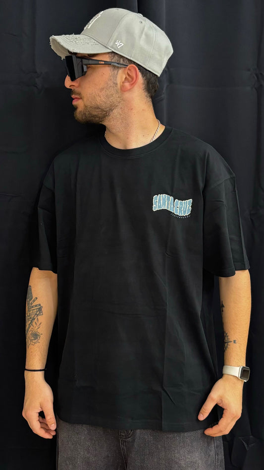 Tiki hand strip t-shirt