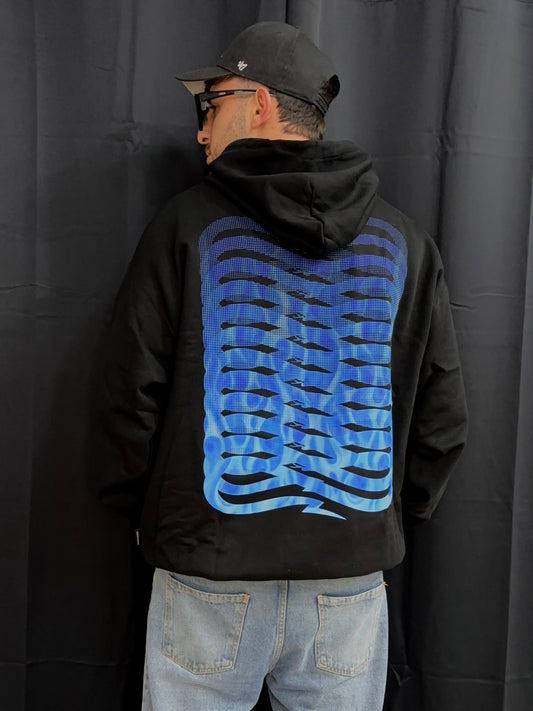 Hoodie ribs flame