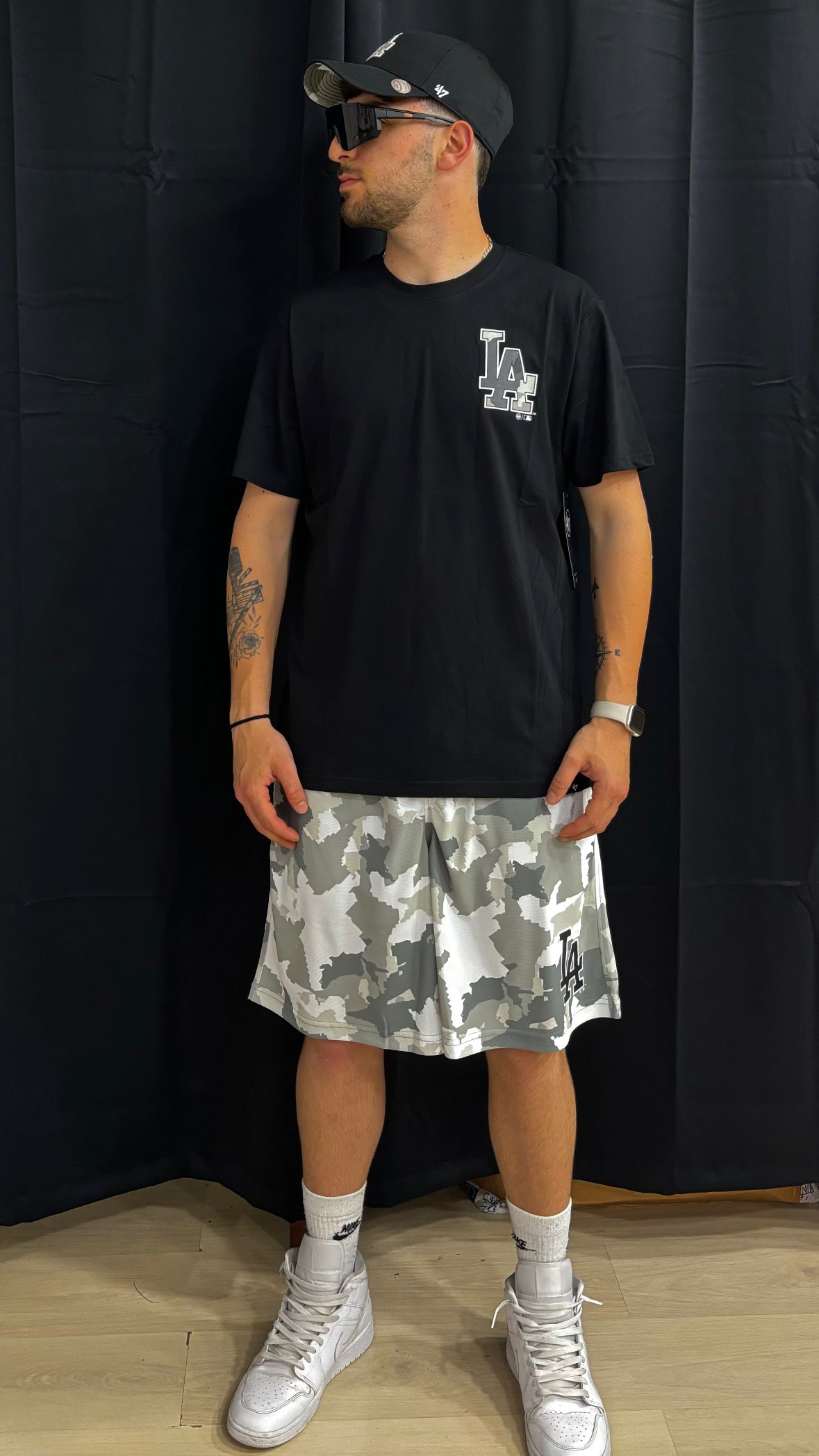 47’ T-shirt Los Angeles jet black