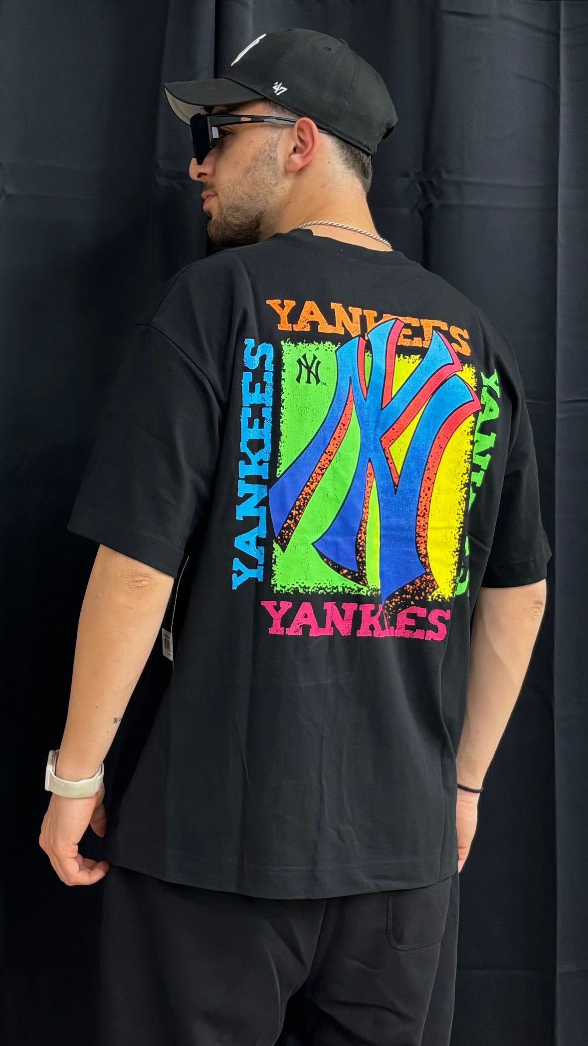 47’ t-shirt New York jet black