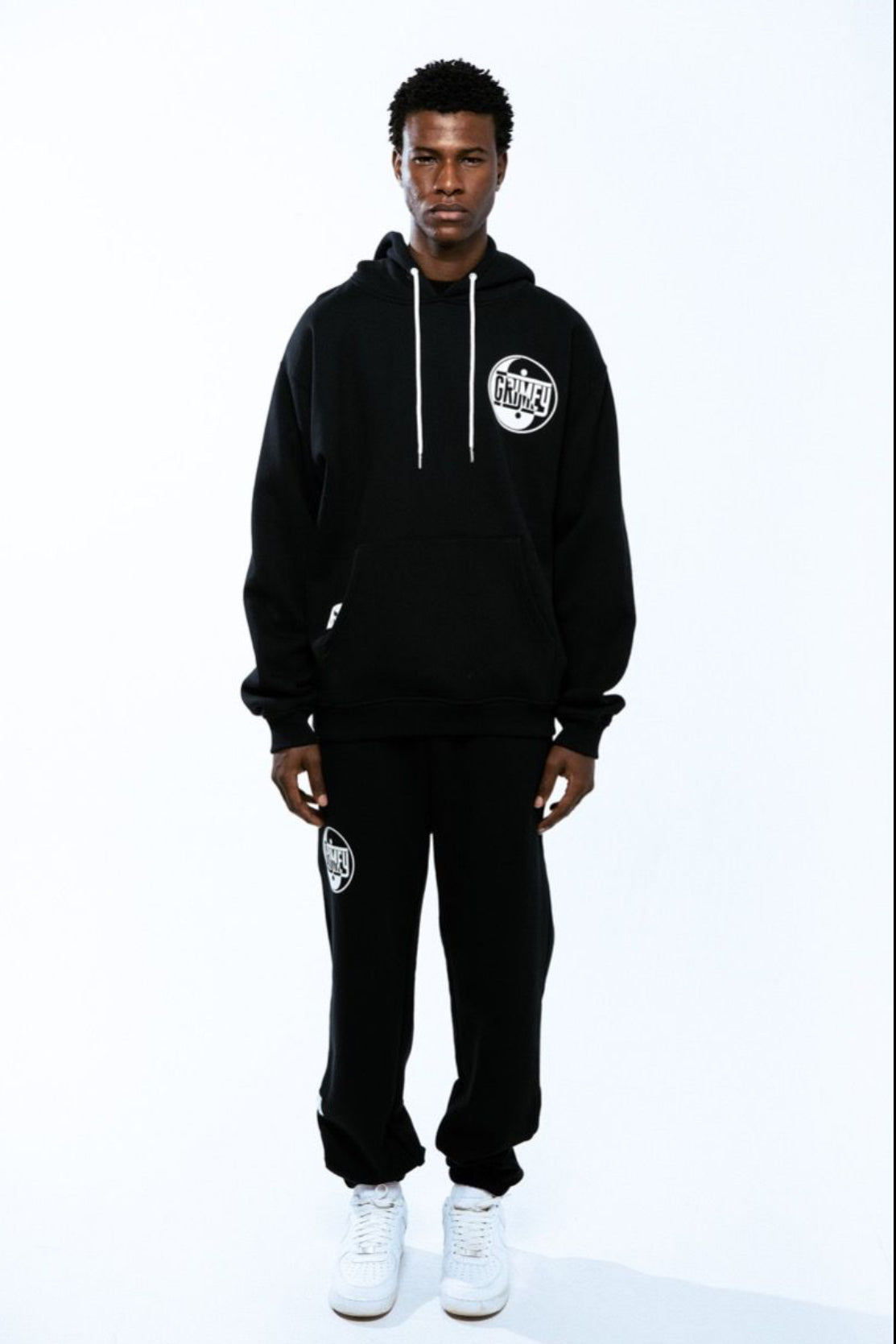 Grimey Hijacker Heavyweight Hoodie Black