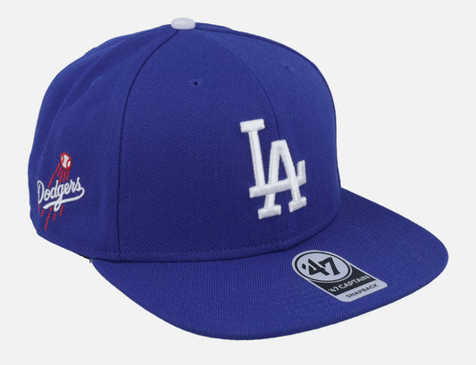 Los Angeles Dodgers Replica Sure Shot Captain Lad Royal Snapback - 47 Brand