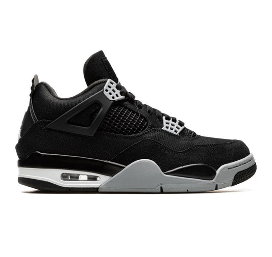 Air Jordan 4 Black Canvas