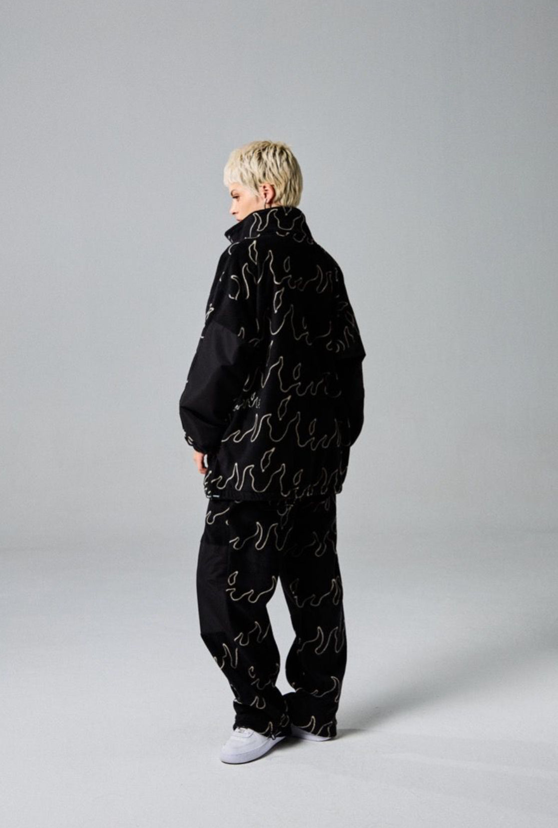 Grimey Voodoo Child Polar Fleece Jacket Black