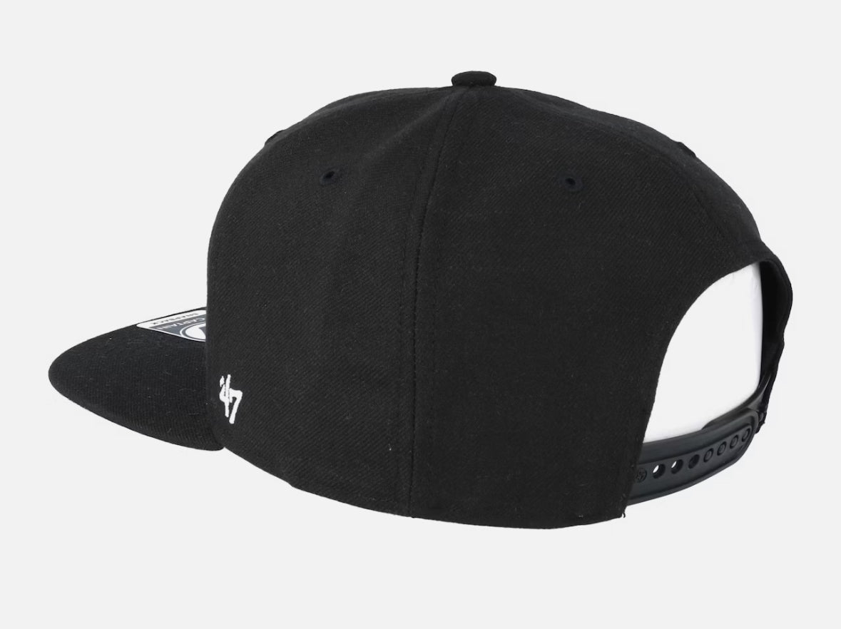 Los Angeles Dodgers No Shot 47 Captain Black Snapback - 47 Brand