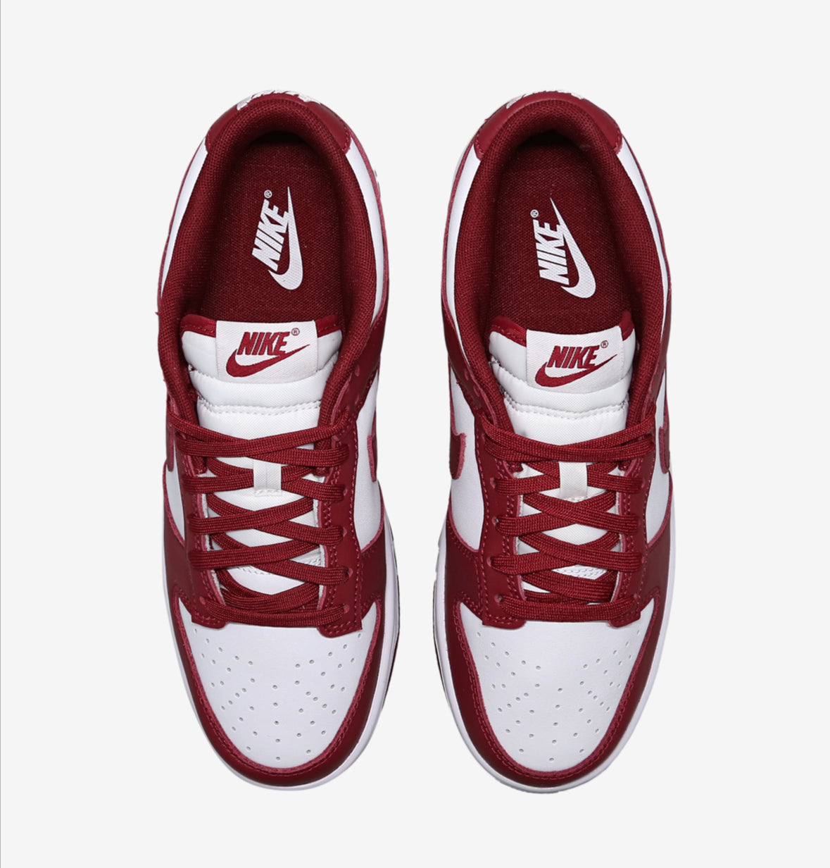 Nike Dunk low team rosso