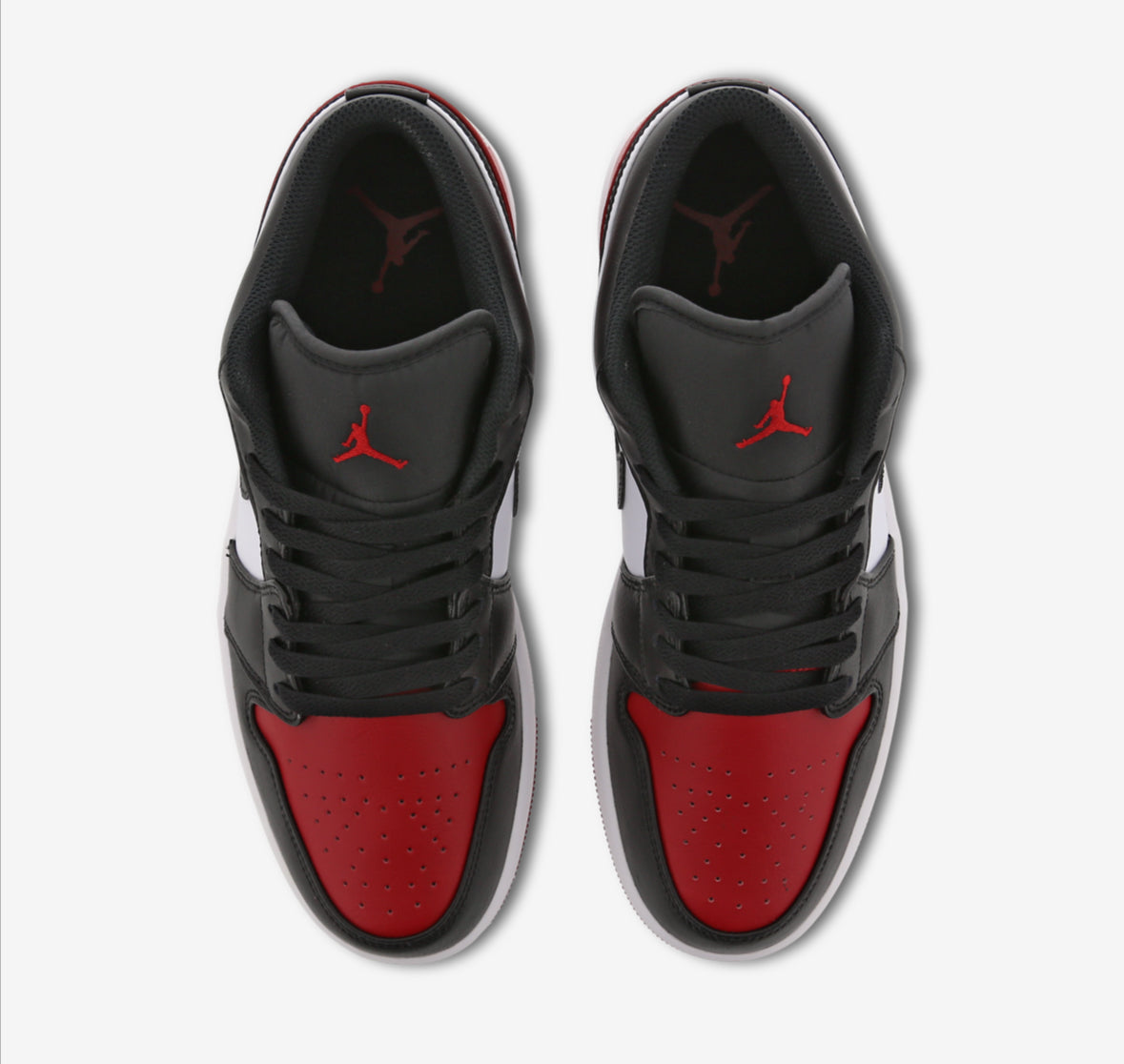 Jordan 1 low bred toe