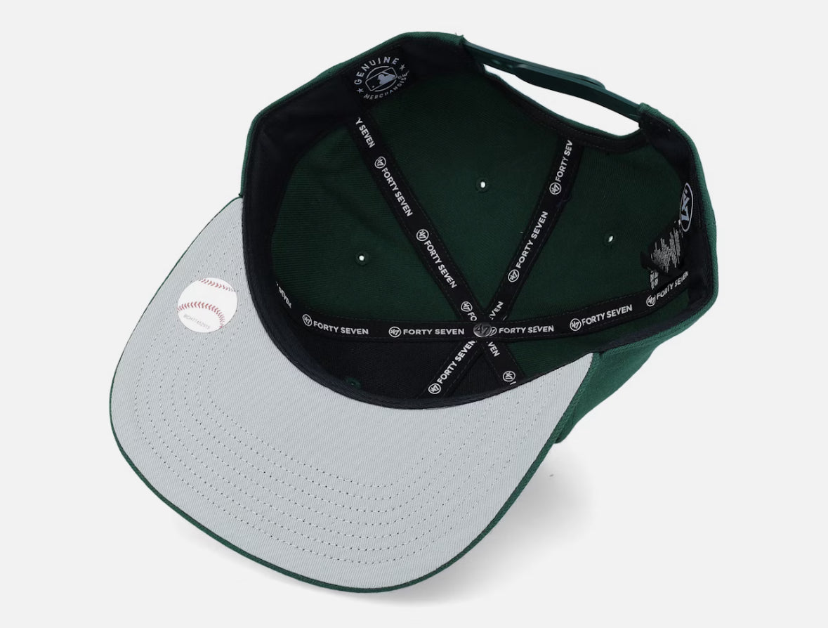 New York Yankees No Shot Captain Dark Green Snapback - 47 Brand