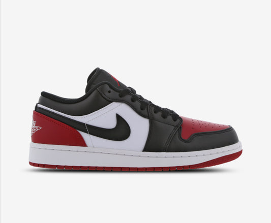 Jordan 1 low bred toe