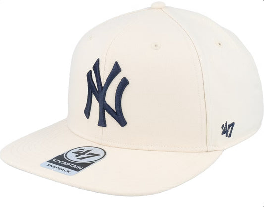 NY Yankees No Shot Natural Snapback - 47 Brand