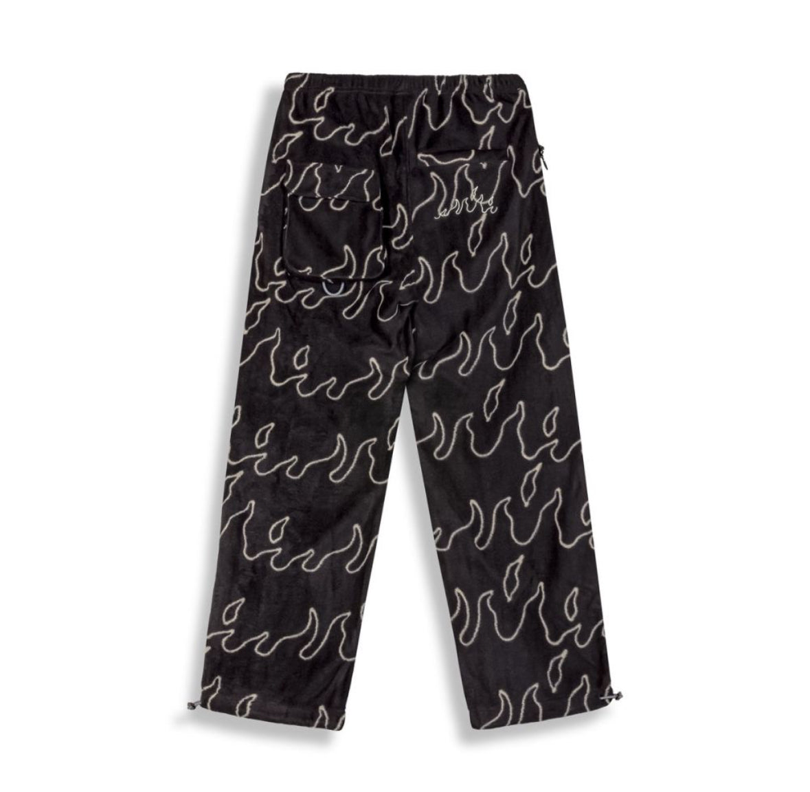Grimey Voodoo Child Polar Fleece Track Pants Black