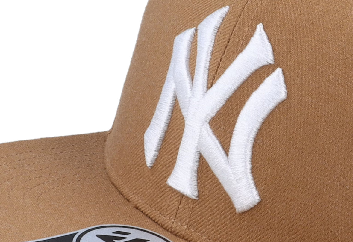 Hatstore Exclusive x New York Yankees Stadium Camel/White Snapback - 47 Brand
