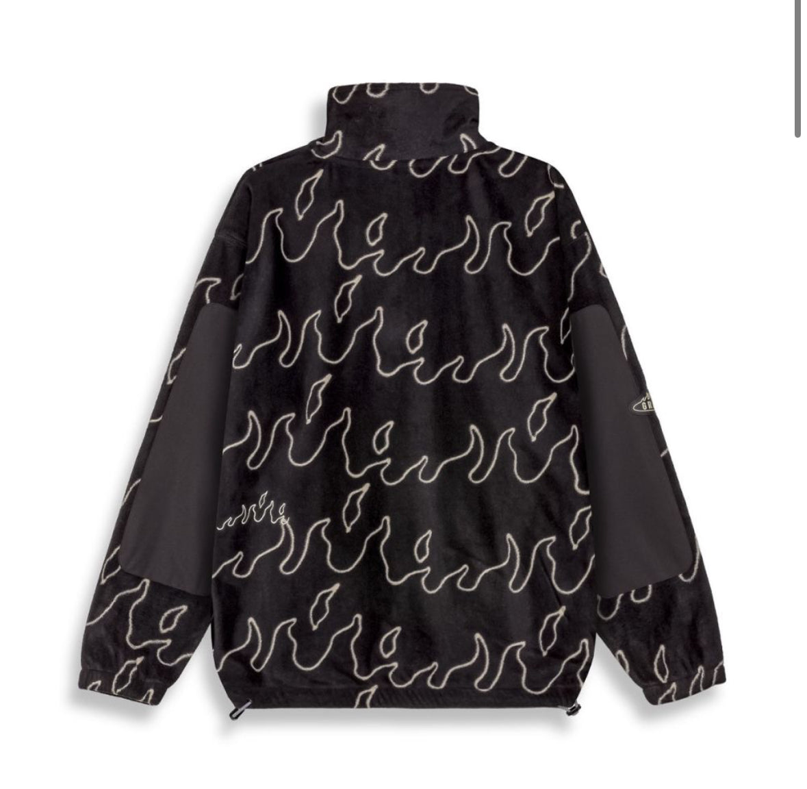 Grimey Voodoo Child Polar Fleece Jacket Black