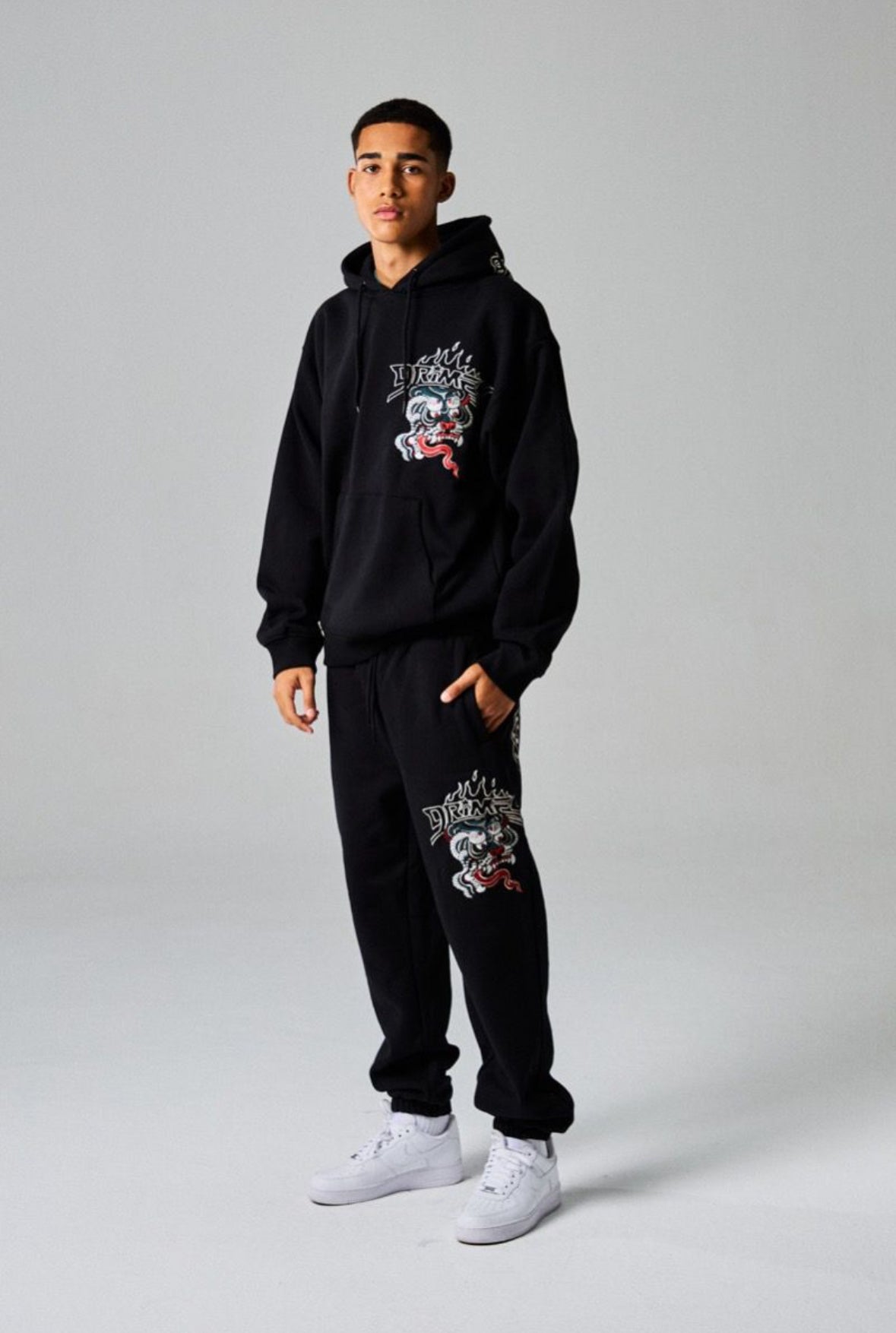 Grimey Deeper Heavyweight Sweatpants Black