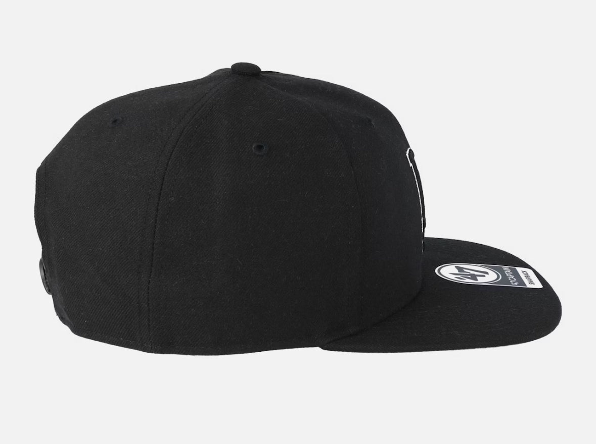 Los Angeles Dodgers No Shot 47 Captain Black Snapback - 47 Brand