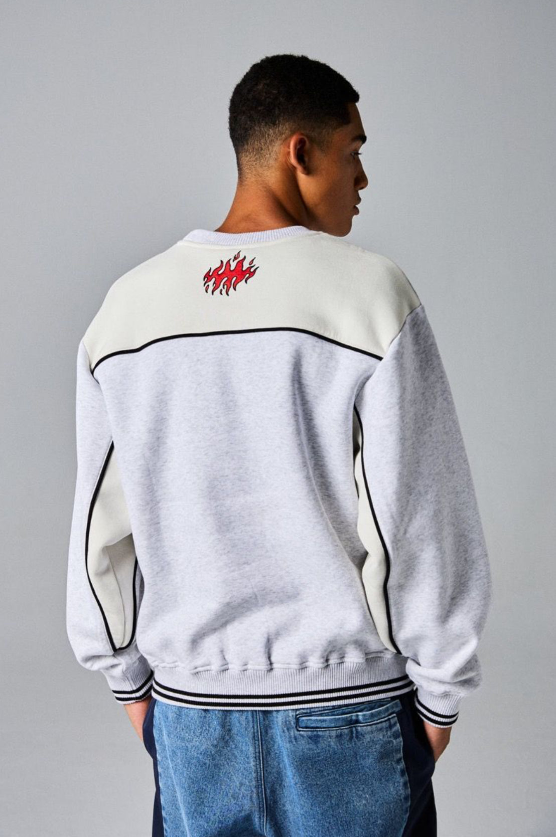 Grimey Scratching Memories Vintage Crewneck Sport Grey