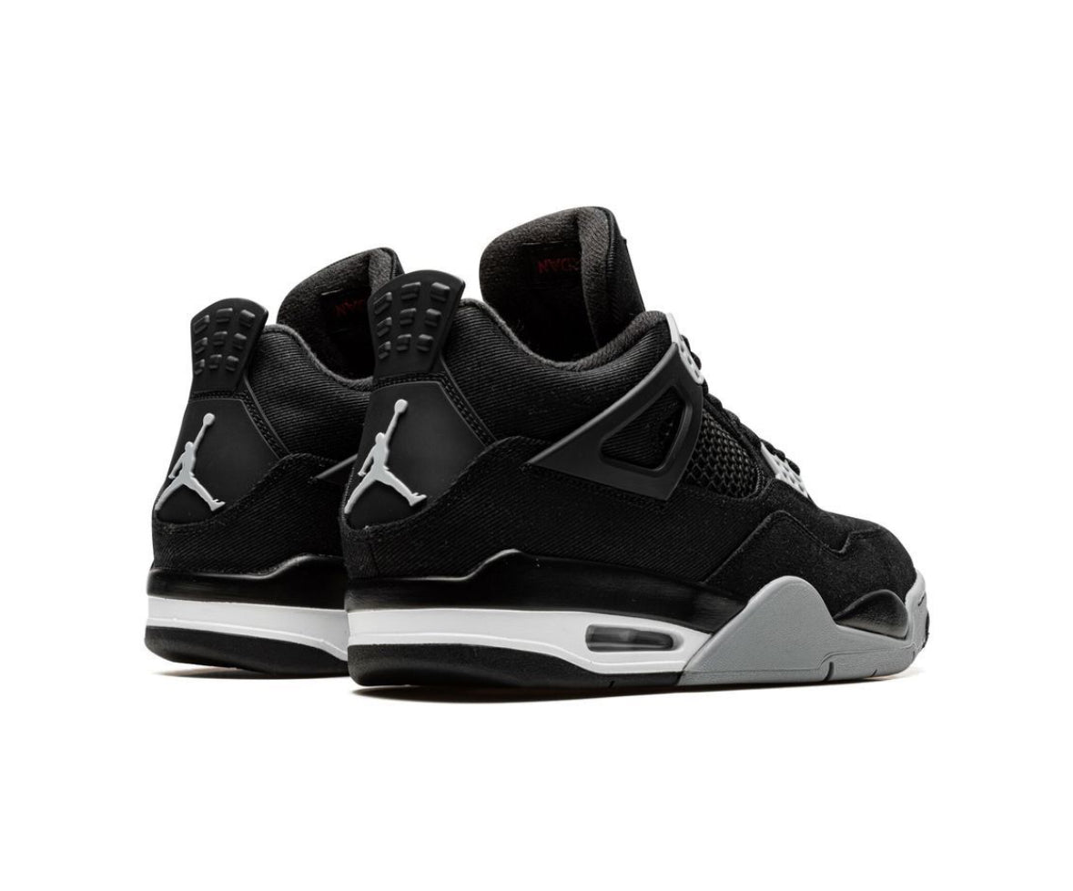 Air Jordan 4 Black Canvas