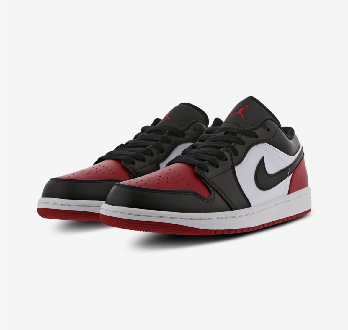 Jordan 1 low bred toe