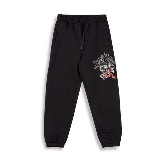 Grimey Deeper Heavyweight Sweatpants Black