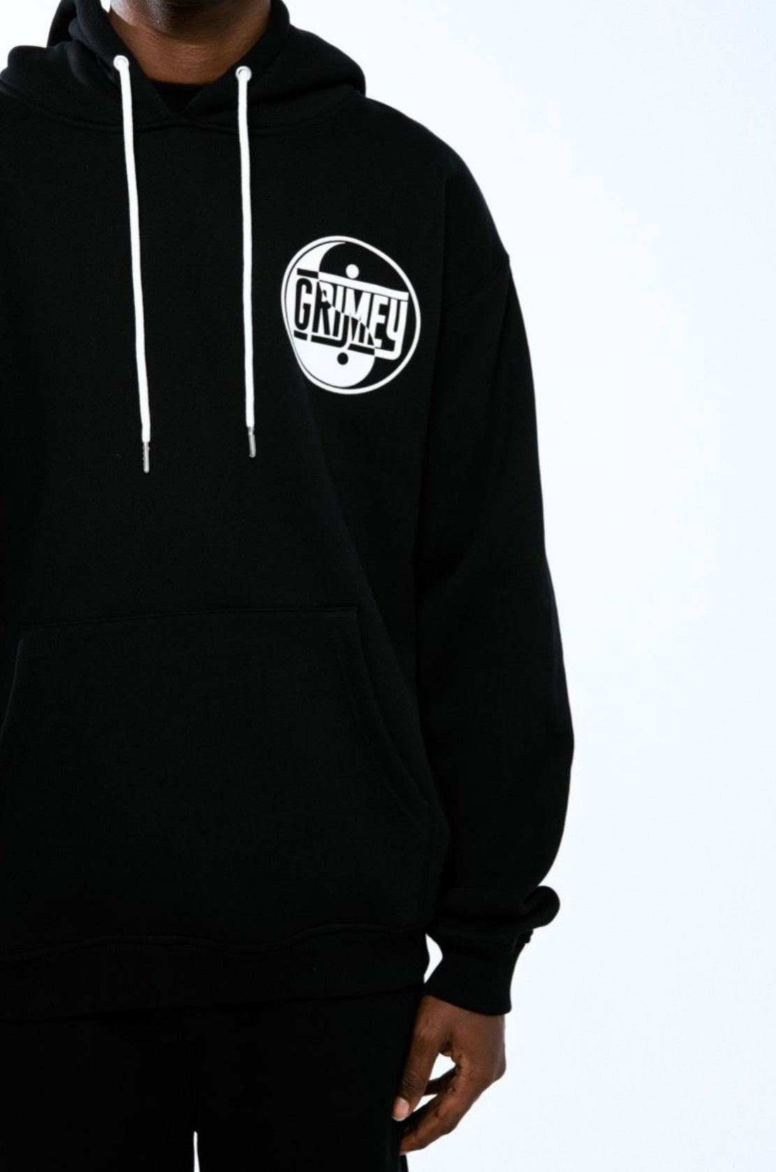 Grimey Hijacker Heavyweight Hoodie Black