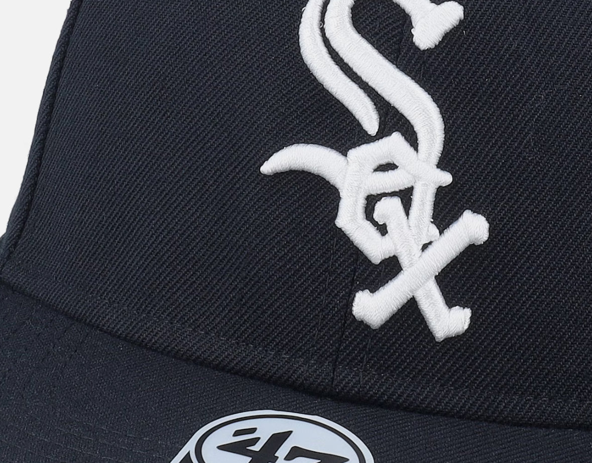 Chicago White Sox Sure Shot Captain Black Snapback - 47 Brand
